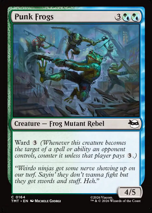 Punk Frogs TMT Creature Frog Mutant Rebel NM