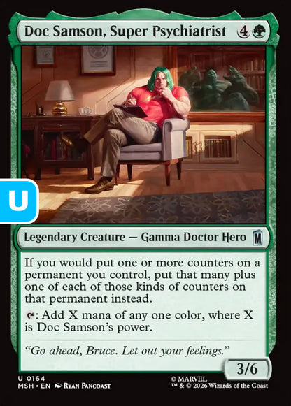Doc Samson, Super Psychiatrist MSH Legendary Creature Gamma Doctor Hero NM