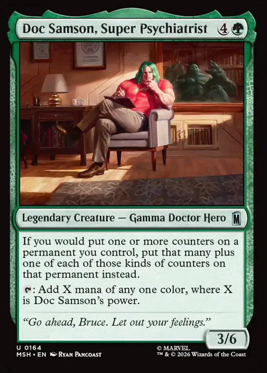 Doc Samson, Super Psychiatrist MSH Legendary Creature Gamma Doctor Hero NM