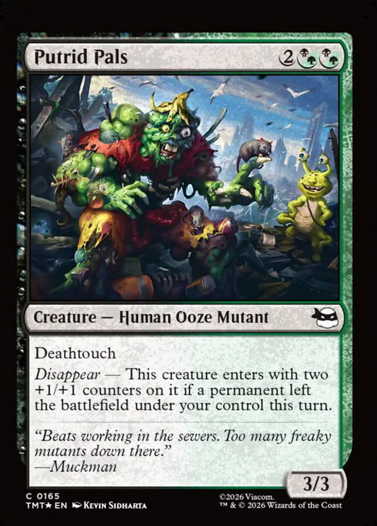 Putrid Pals TMT Creature Human Ooze Mutant *Foil* NM