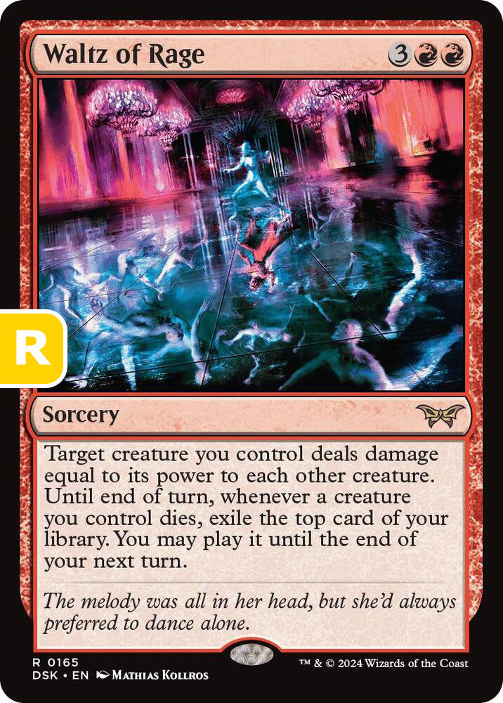 Waltz of Rage DSK Sorcery  NM