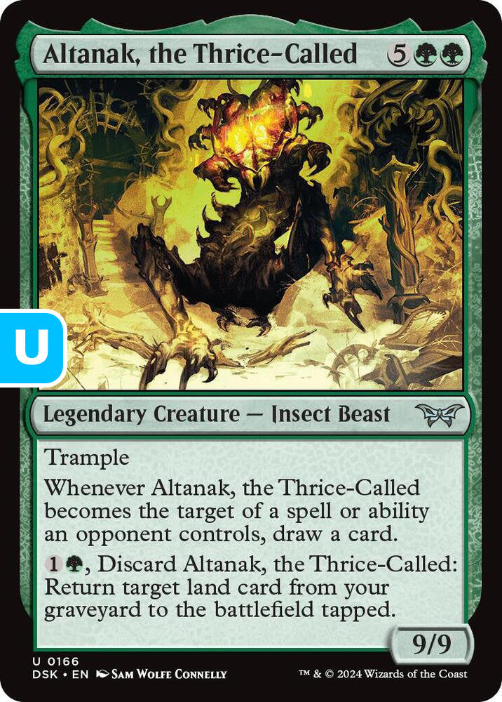 Altanak, the Thrice-Called DSK Legendary Creature Insect Beast NM
