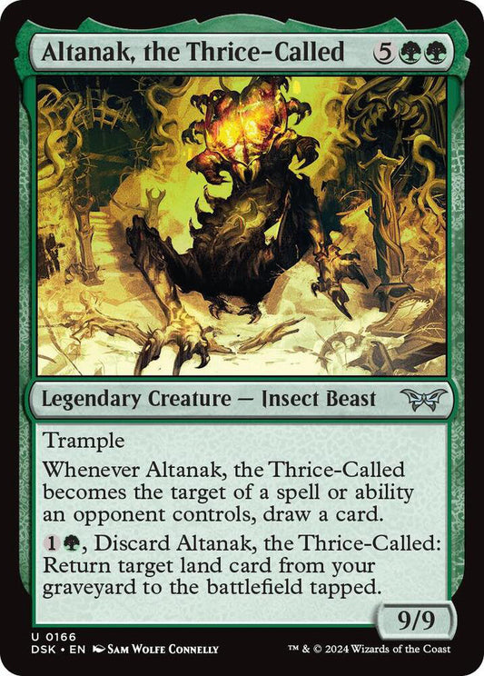 Altanak, the Thrice-Called DSK Legendary Creature Insect Beast NM