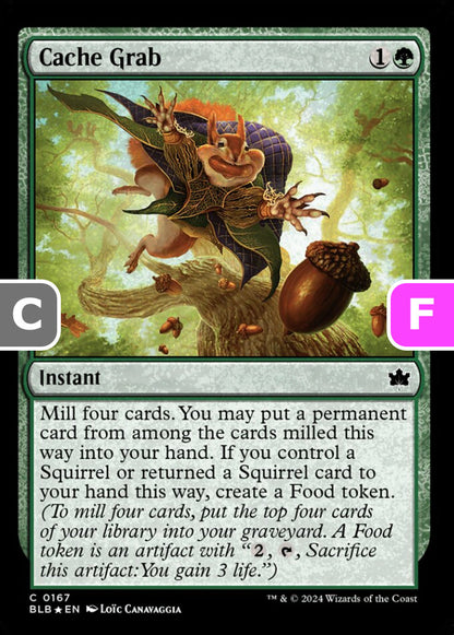 Cache Grab BLB Instant  *Foil* NM
