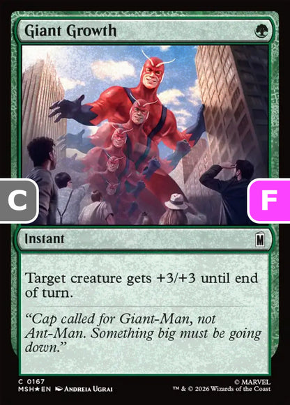 Giant Growth MSH Instant  *Foil* NM