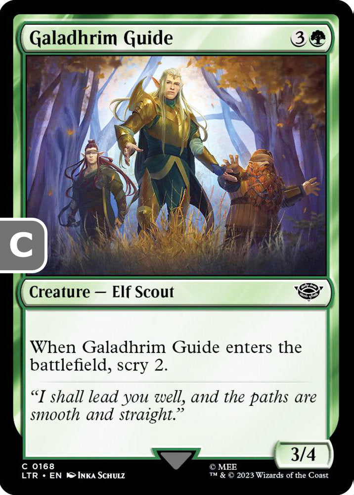 Galadhrim Guide LTR Creature Elf Scout NM
