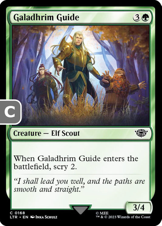 Galadhrim Guide LTR Creature Elf Scout NM