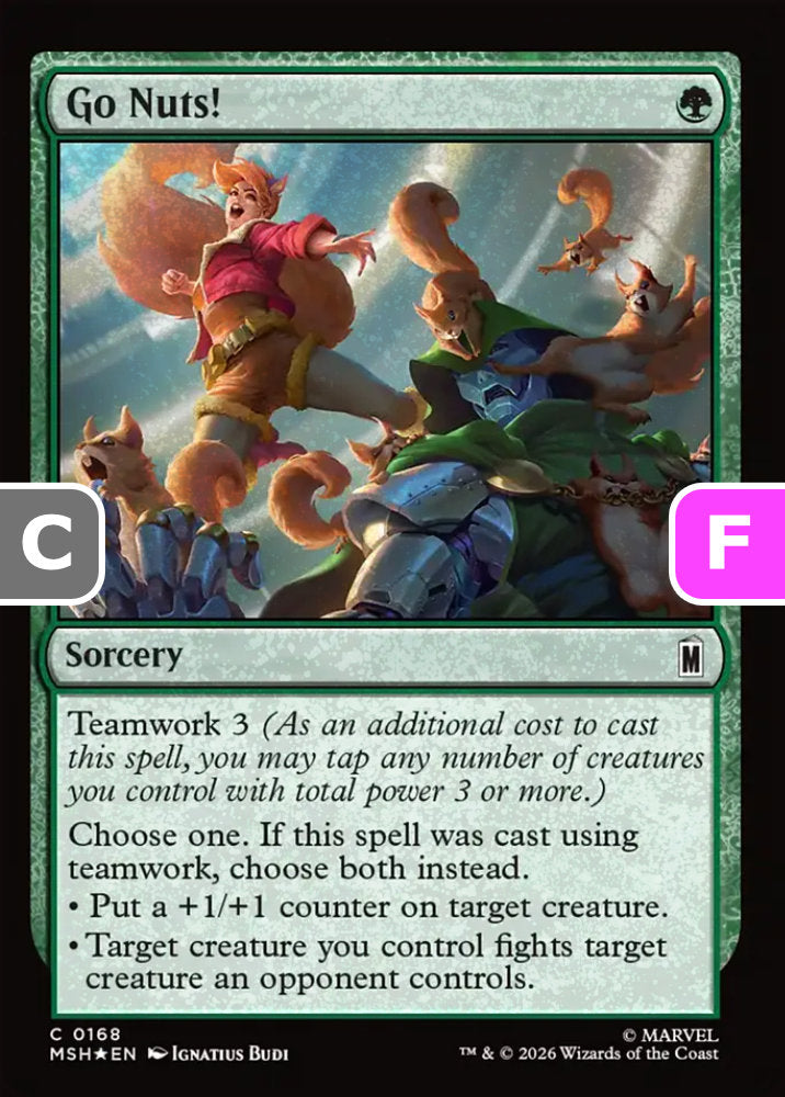 Go Nuts! MSH Sorcery  *Foil* NM