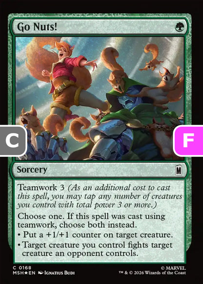 Go Nuts! MSH Sorcery  *Foil* NM