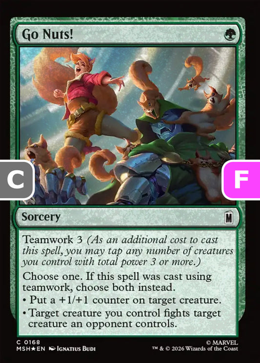 Go Nuts! MSH Sorcery  *Foil* NM
