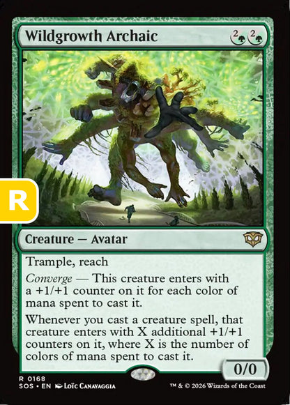 Wildgrowth Archaic SOS Creature Avatar NM