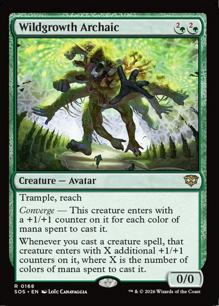 Wildgrowth Archaic SOS Creature Avatar NM