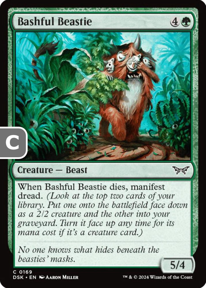 Bashful Beastie DSK Creature Beast NM