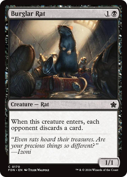 Burglar Rat FDN Creature Rat NM