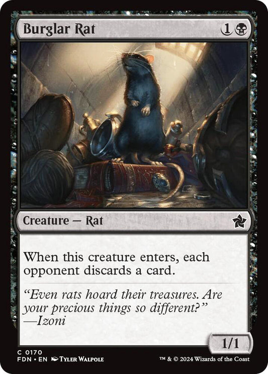 Burglar Rat FDN Creature Rat NM