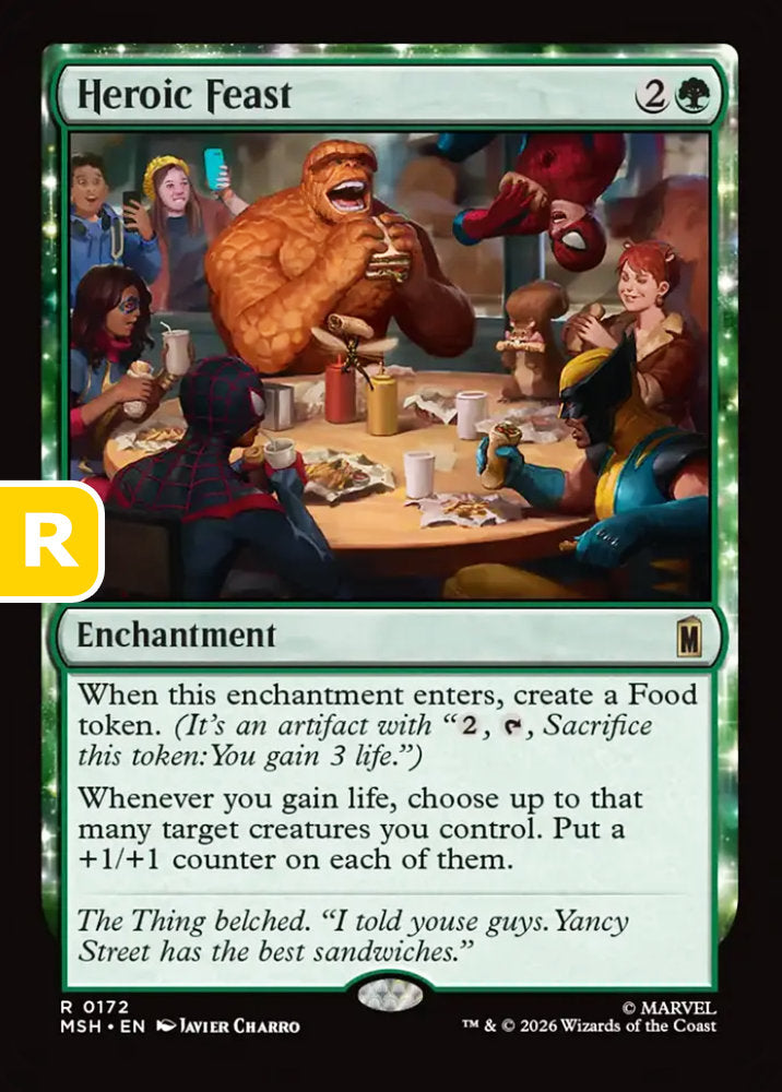 Heroic Feast MSH Enchantment  NM