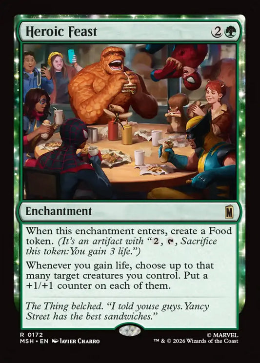Heroic Feast MSH Enchantment  NM