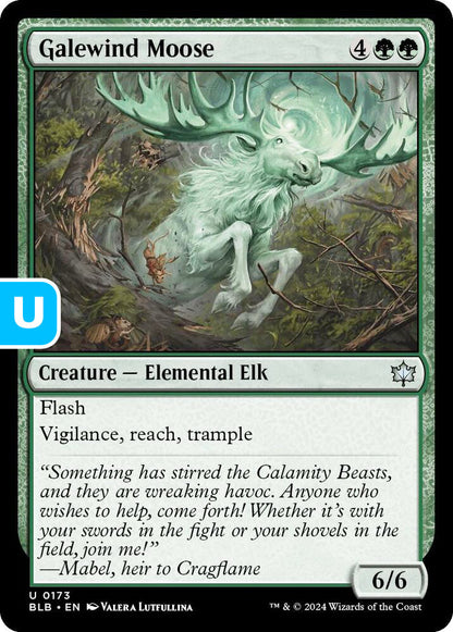 Galewind Moose BLB Creature Elemental Elk NM