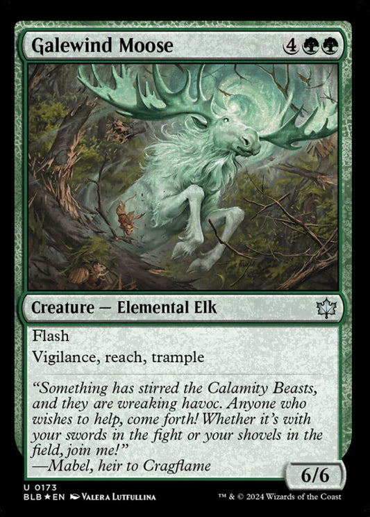 Galewind Moose BLB Creature Elemental Elk *Foil* NM