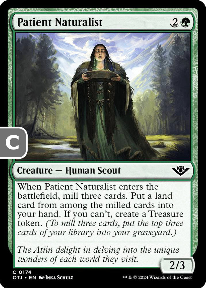 Patient Naturalist Creature Human Scout OTJ NM