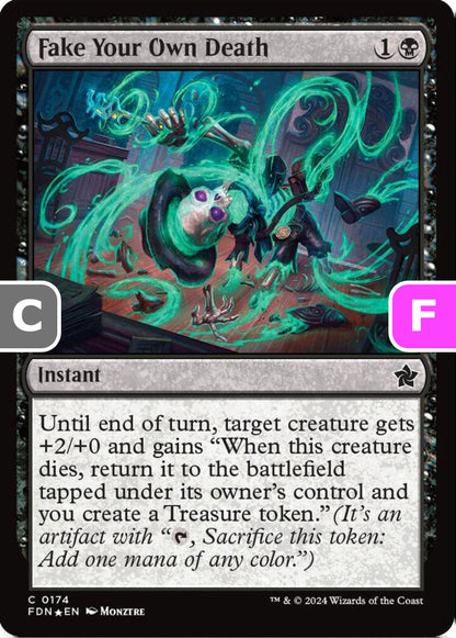 Fake Your Own Death FDN Instant  *Foil* NM