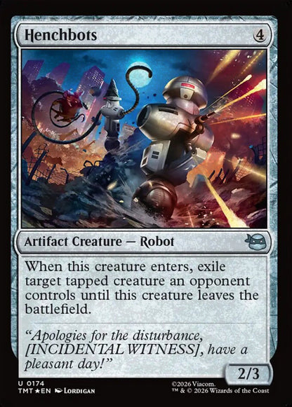 Henchbots TMT Artifact Creature  Robot *Foil* NM