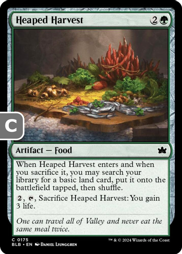 Heaped Harvest BLB Artifact Food NM
