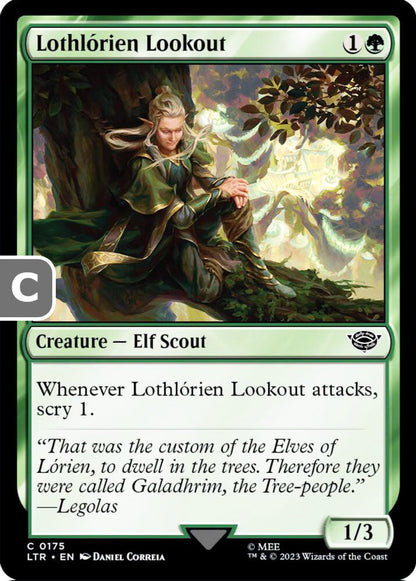 Lothlorien Lookout LTR Creature Elf Scout NM