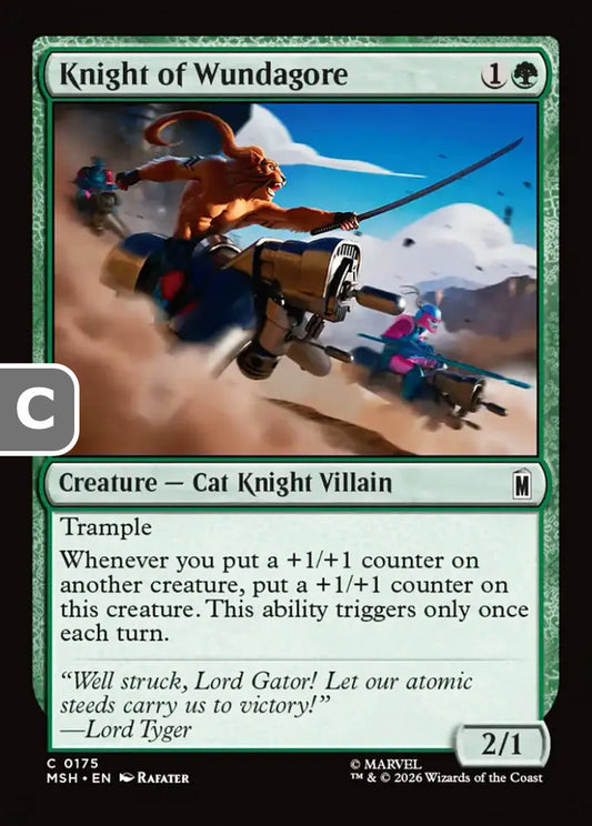 Knight of Wundagore MSH Creature Cat Knight Villain NM