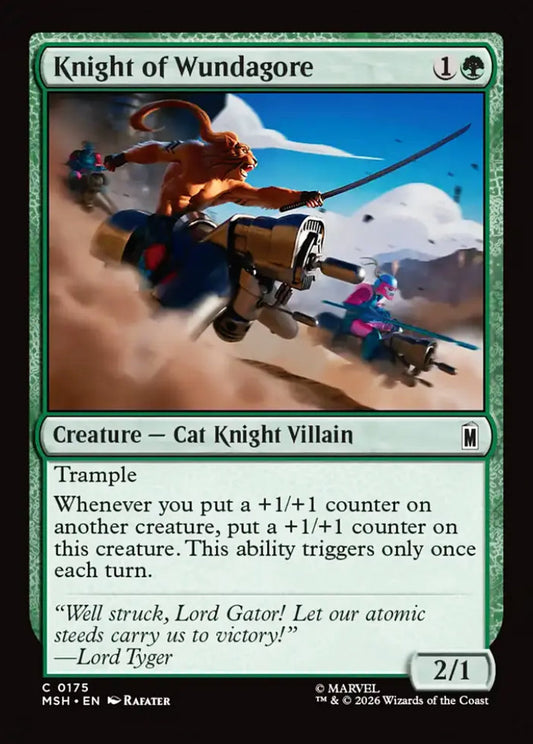 Knight of Wundagore MSH Creature Cat Knight Villain NM