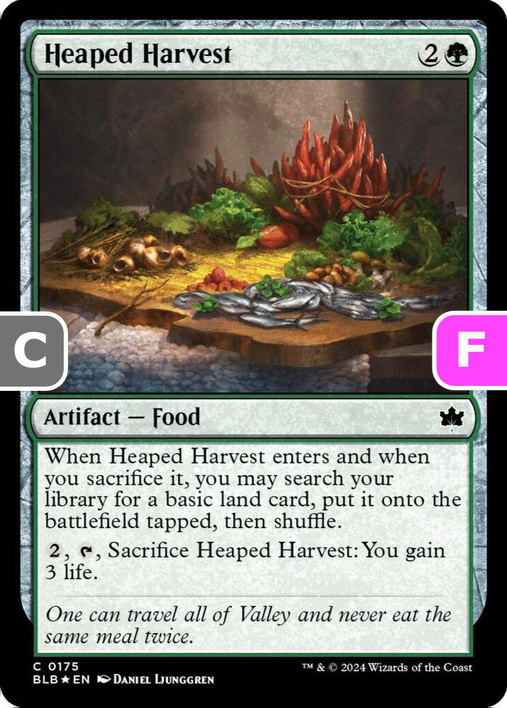 Heaped Harvest BLB Artifact Food *Foil* NM