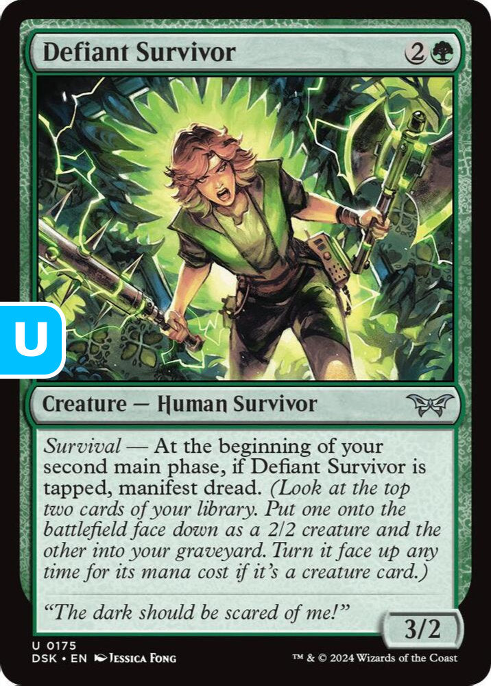 Defiant Survivor DSK Creature  Human Survivor NM