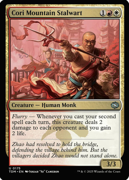 Cori Mountain Stalwart TDM Creature Human Monk NM