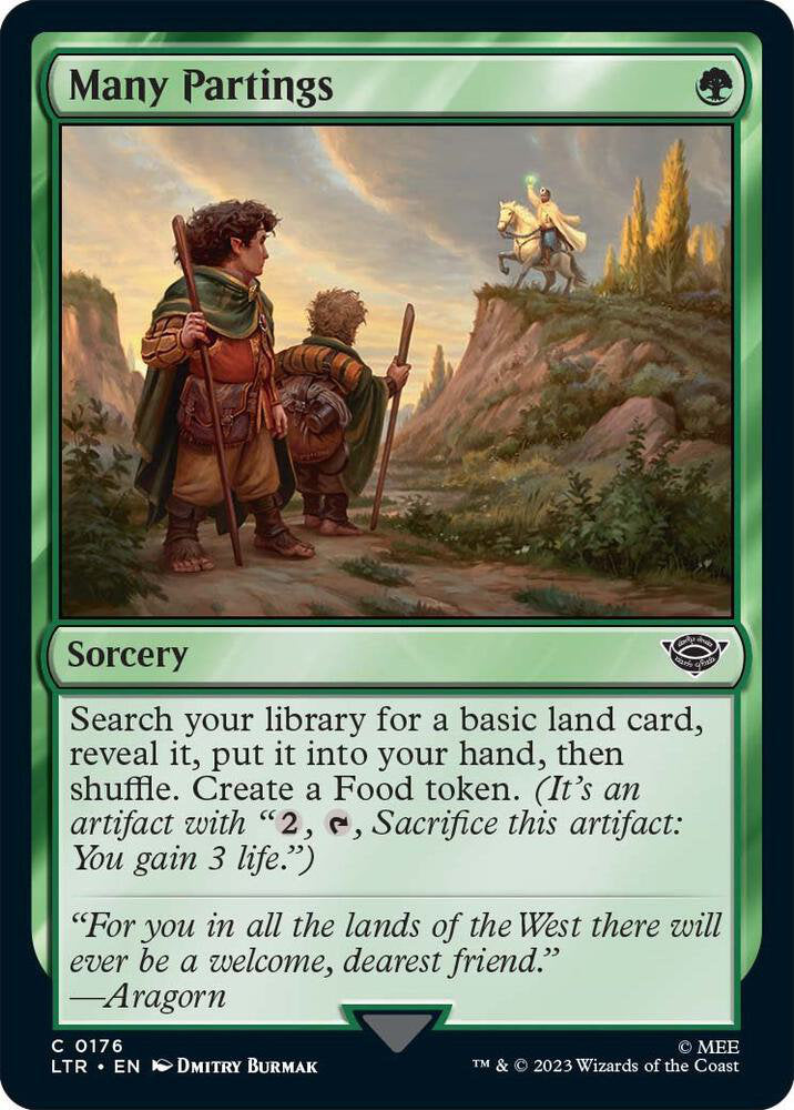 Many Partings LTR Sorcery  NM