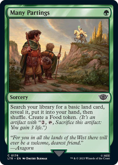 Many Partings LTR Sorcery  NM