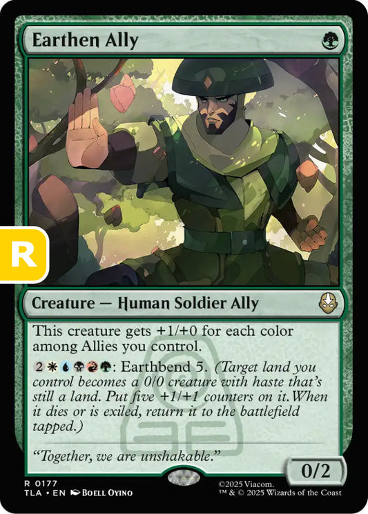 Earthen Ally TLA Creature Human Soldier Ally NM