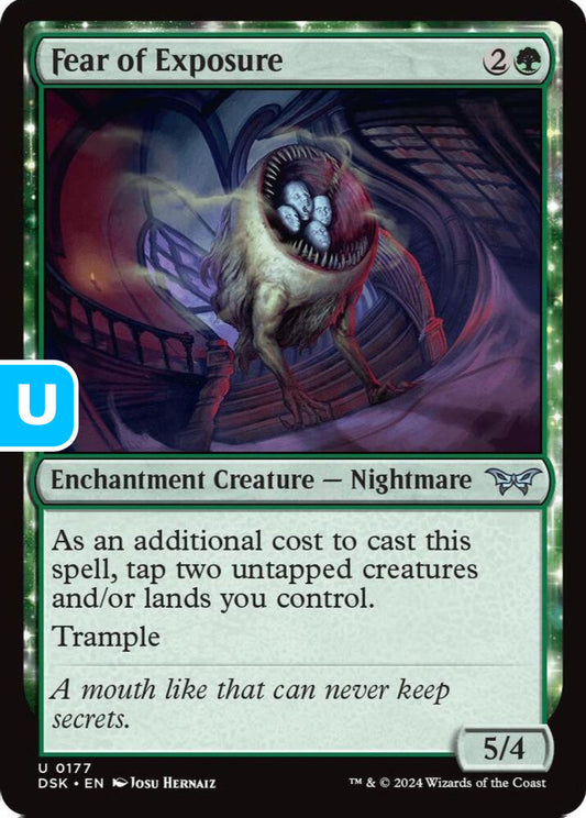 Fear of Exposure DSK Enchantment Creature Nightmare NM