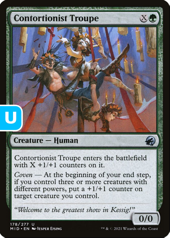 Contortionist Troupe MID Creature Human NM