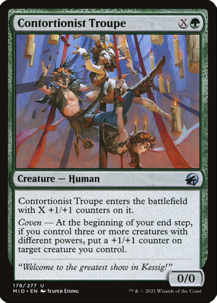 Contortionist Troupe MID Creature Human NM