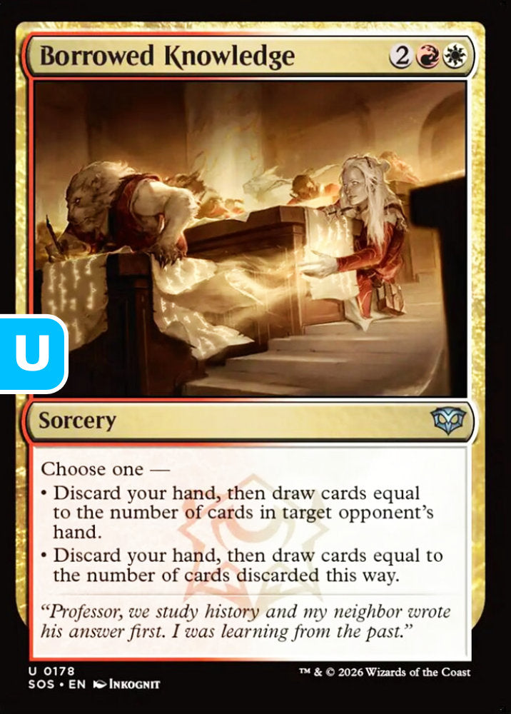 Borrowed Knowledge SOS Sorcery  NM