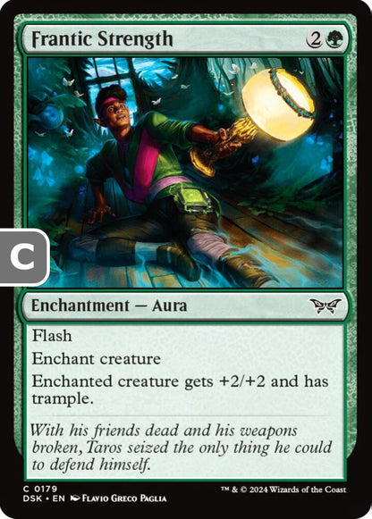 Frantic Strength DSK Enchantment Aura NM