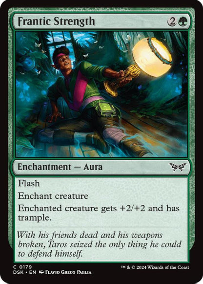 Frantic Strength DSK Enchantment Aura NM