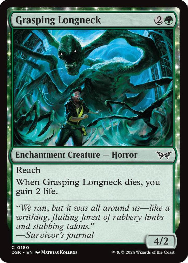 Grasping Longneck DSK Enchantment Creature Horror NM