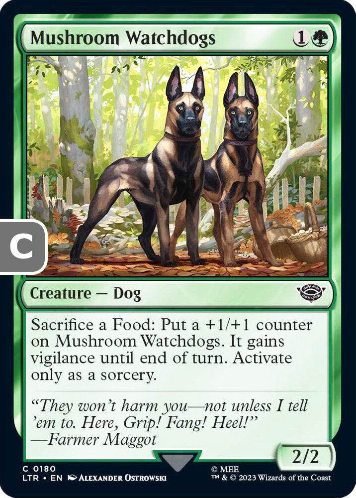 Mushroom Watchdogs LTR Creature Dog NM