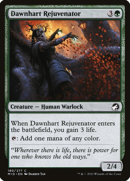 Dawnhart Rejuvenator MID Creature Human Warlock NM