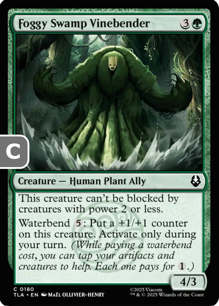 Foggy Swamp Vinebender TLA Creature Human Plant Ally NM