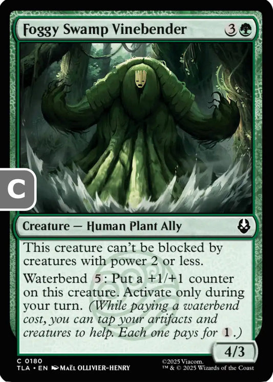 Foggy Swamp Vinebender TLA Creature Human Plant Ally NM