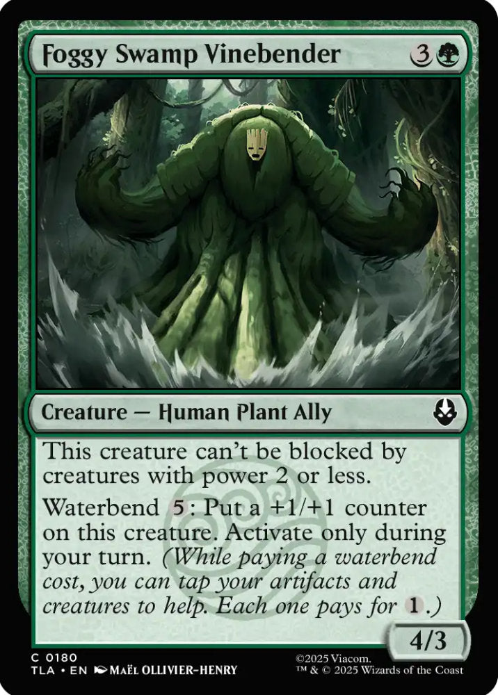 Foggy Swamp Vinebender TLA Creature Human Plant Ally NM
