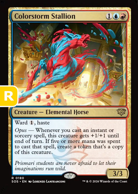 Colorstorm Stallion SOS Creature Elemental Horse NM