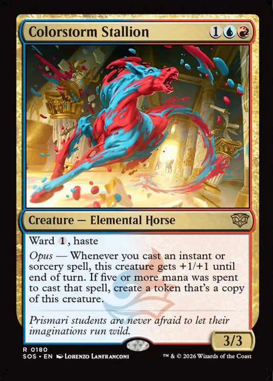 Colorstorm Stallion SOS Creature Elemental Horse NM